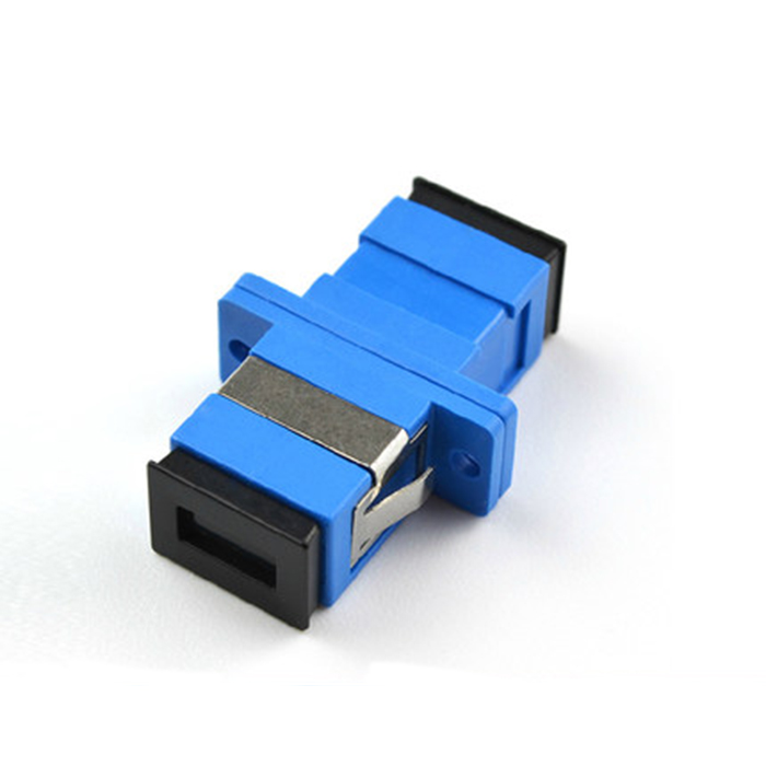 SC Fiber Optic Adapter Single Mode Single Core Blue Flange - Click Image to Close